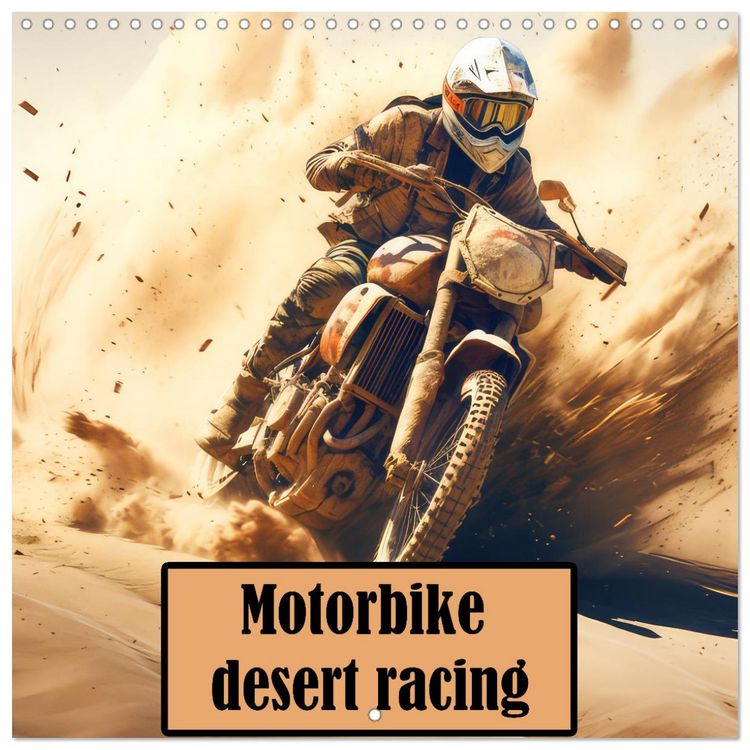 Produktbild: Motorbike desert race (Wall Calendar 2026 12 &times; 12 Inch) CALVENDO 12 Month Wall Calendar