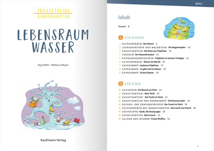 Produktbild: Projektreihe Kindergarten - Lebensraum Wasser
