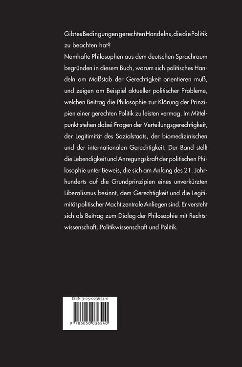 Produktbild: Gerechtigkeit und Politik