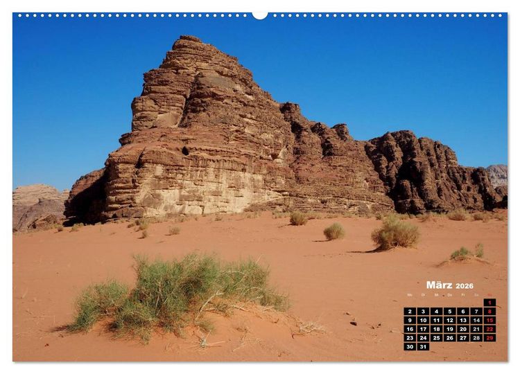 Produktbild: Jordanien. K&ouml;nigreich in der W&uuml;ste (Wandkalender 2026 DIN A2 quer), CALVENDO Monatskalender