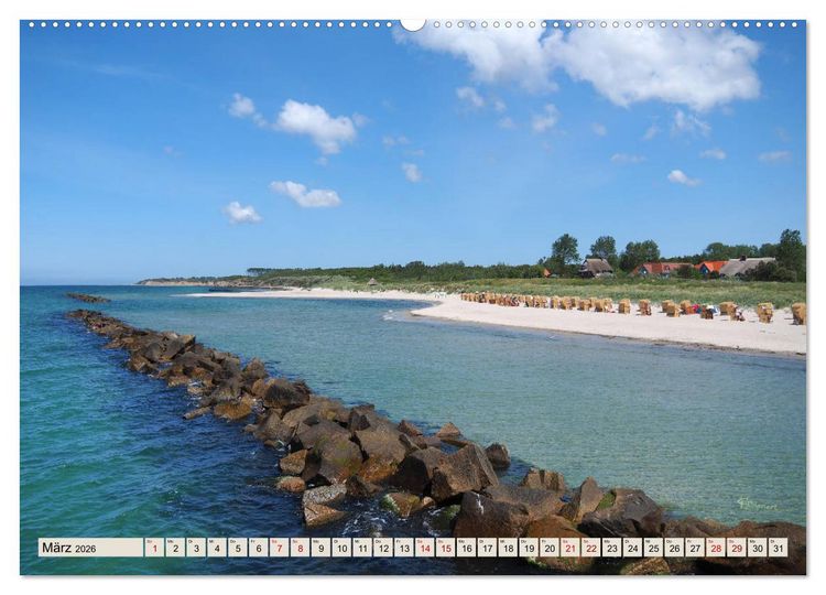Produktbild: Ostseebad Wustrow K&uuml;stenimpressionen (hochwertiger Premium Wandkalender 2026 DIN A2 quer), Kunstdruck in Hochglanz