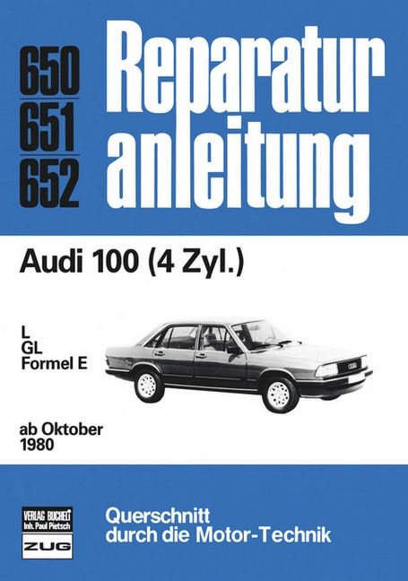 Produktbild: Audi 100 4 Zyl. ab Okt. 1980