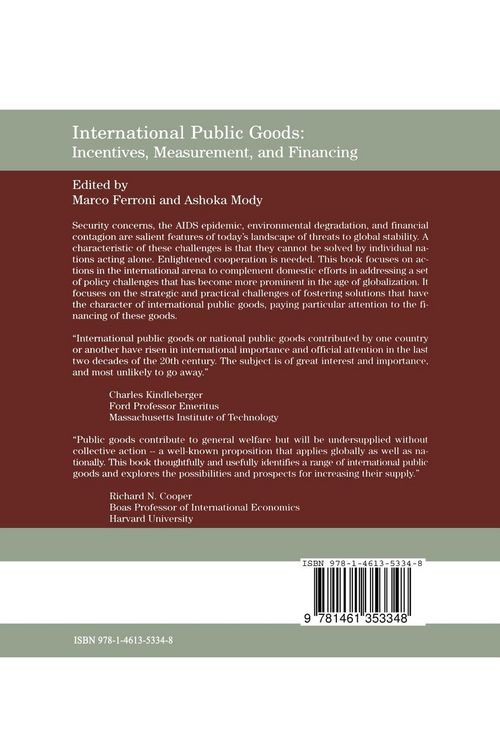Produktbild: International Public Goods