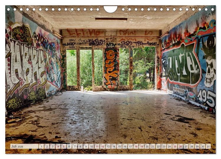 Produktbild: Lost Places Kalender - Daylight (Wandkalender 2026 DIN A4 quer), CALVENDO Monatskalender