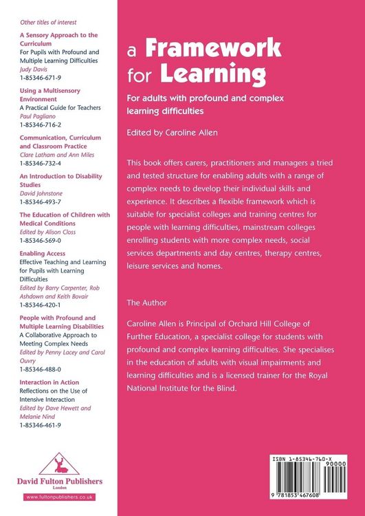 Produktbild: A Framework for Learning