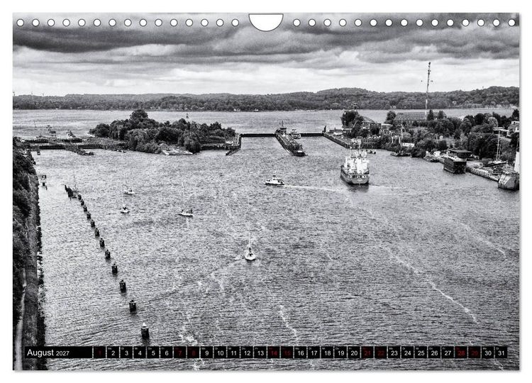 Produktbild: Ein Blick auf Kiel (Wandkalender 2027 DIN A4 quer), CALVENDO Monatskalender