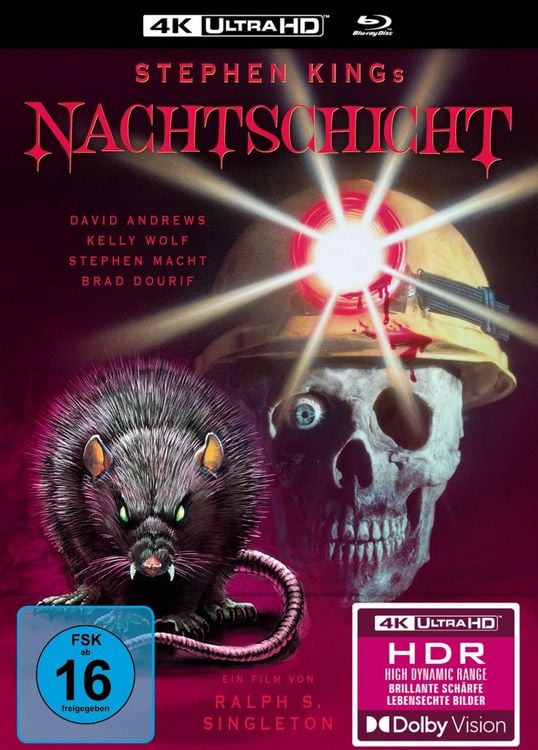 Produktbild: Stephen King's Nachtschicht (Stephen King's Graveyard Shift) - 2-Disc Limited Collector's Edition Mediabook (4K UHD + Blu-ray)