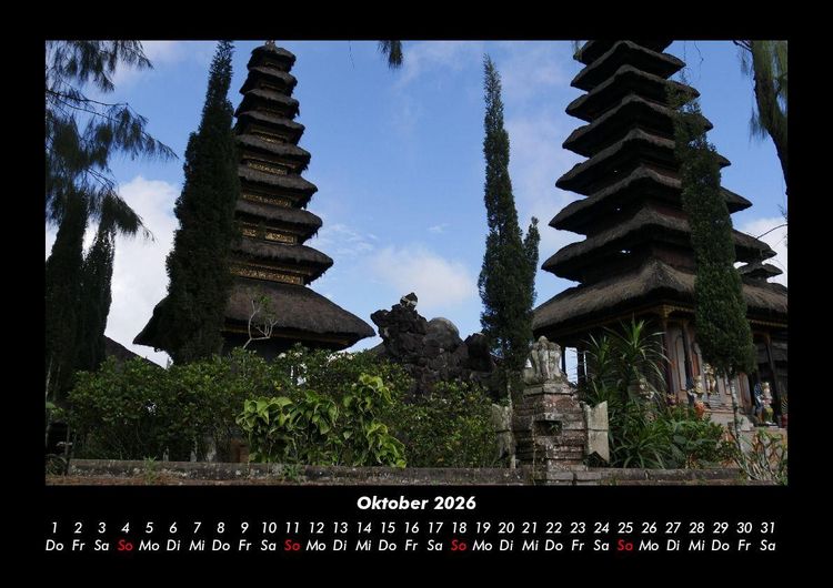 Produktbild: Indonesien 2026 Fotokalender DIN A3