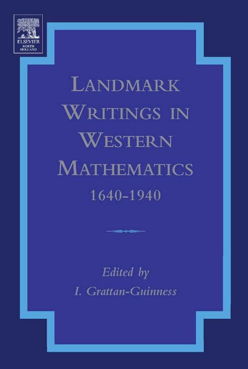 Produktbild: Landmark Writings in Western Mathematics 1640-1940