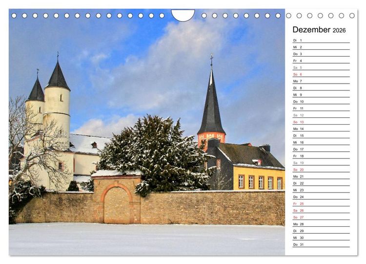 Produktbild: Die Eifel und ihre Regionen - Die Nordeifel (Wandkalender 2026 DIN A4 quer), CALVENDO Monatskalender