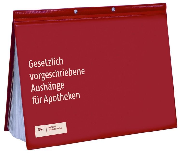Produktbild: Gesetzlich vorgeschriebene Aush&auml;nge f&uuml;r Apotheken