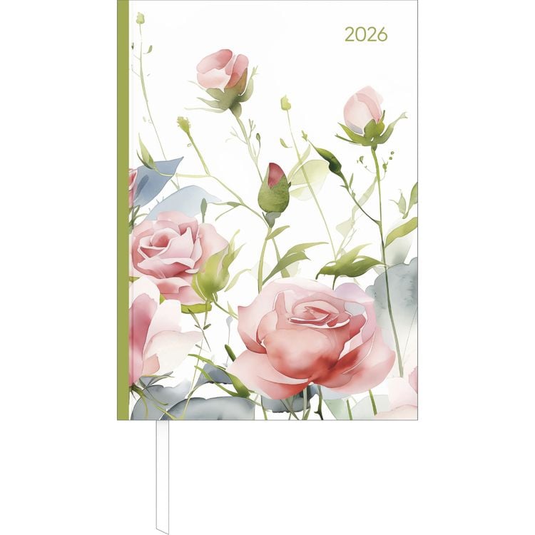 Bild vom Artikel Buchkalender Style Roses 2026 - Büro-Kalender A5 - Cheftimer - 1 Tag 1 Seite - 352 Seiten - Rose - Alpha Edition vom Autor Alpha Edition