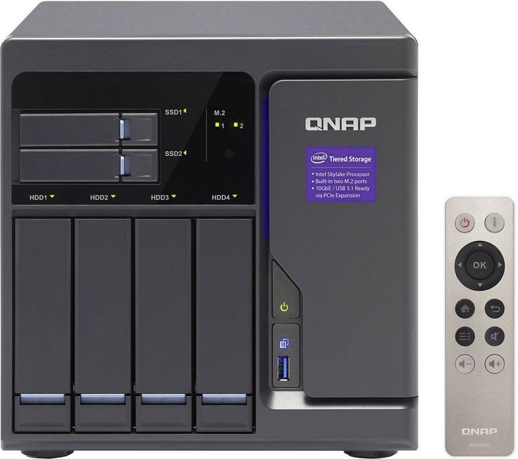 Produktbild: QNAP TVS-682 NAS-Server Geh&auml;use 6 Bay TVS-682-I3-8G