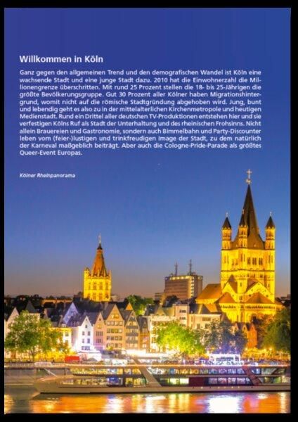 Produktbild: Reiseführer Köln. Stadtführer inklusive Ebook. Ausflugsziele, Sehenswürdigkeiten, Restaurant & Hotels uvm.