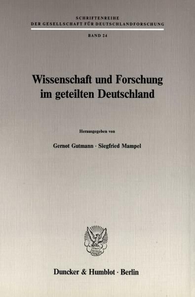 Produktbild: Wissenschaft und Forschung im geteilten Deutschland.