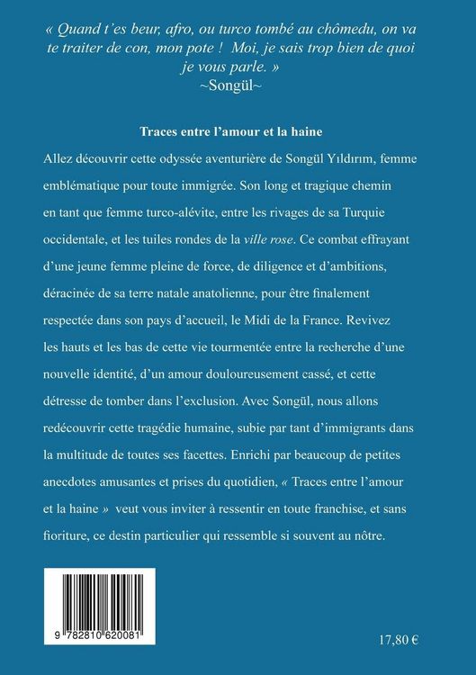 Produktbild: Traces entre l'amour et la haine