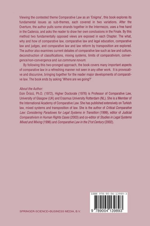 Produktbild: The Enigma of Comparative Law