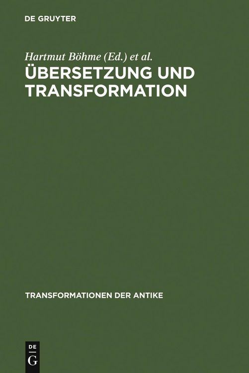 Produktbild: &Uuml;bersetzung und Transformation