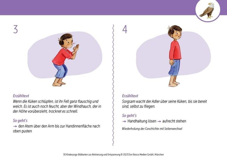 Produktbild: 30 Kinderyoga-Bildkarten zur Aktivierung und Entspannung