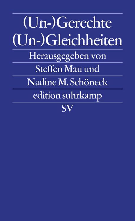 Produktbild: (Un-)gerechte (Un-)Gleichheiten