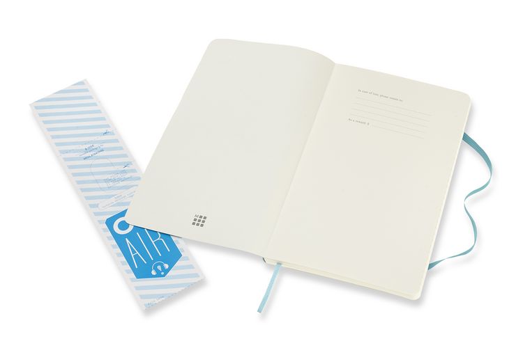 Produktbild: Moleskine Notizbuch Large/A5, Liniert, Soft Cover, Riff Blau
