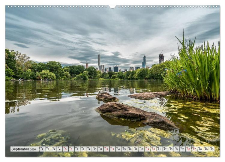 Produktbild: New York City Perspectives (High Quality Premium Wall Calendar 2026 DIN A2 landscape),CALVENDO 12 Month Wall Calendar