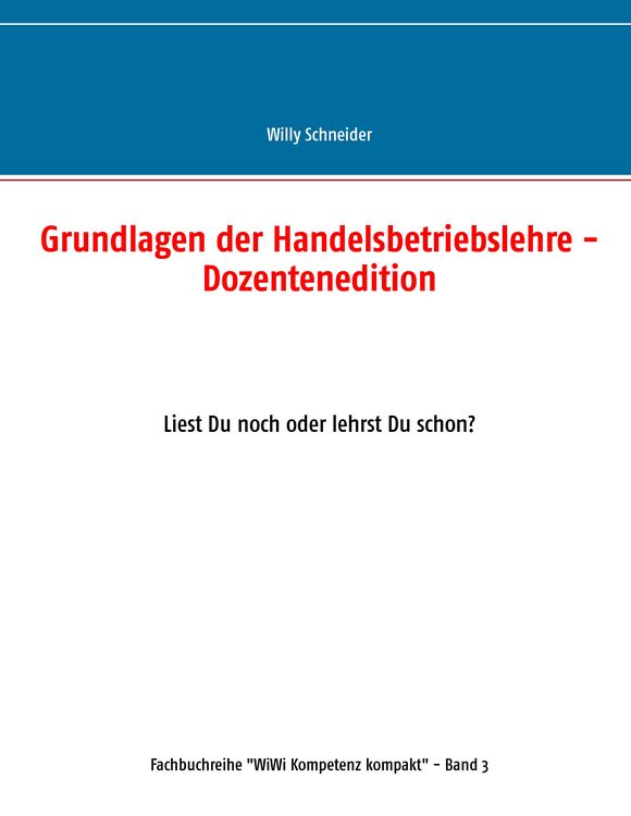 Produktbild: Grundlagen der Handelsbetriebslehre - Dozentenedition