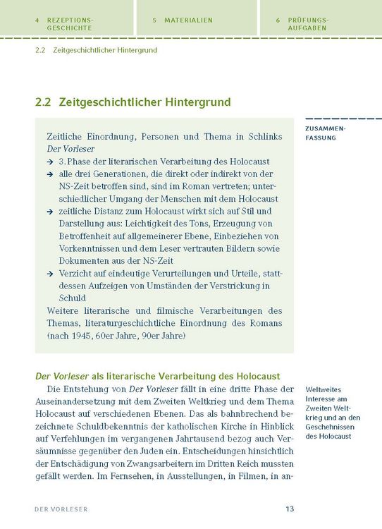Produktbild: Der Vorleser von Bernhard Schlink