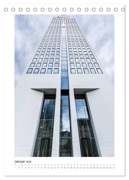 Produktbild: Spektakul&auml;re Architektur in Frankfurt a.M. (Tischkalender 2026 DIN A5 hoch), CALVENDO Monatskalender