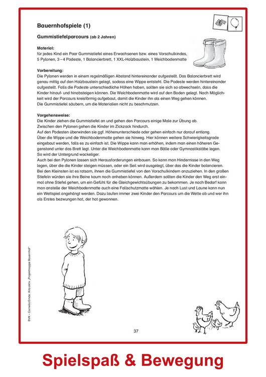 Produktbild: Kita aktiv Projektmappe Bauernhof