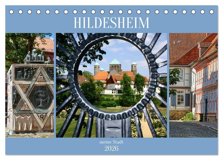 Produktbild: Hildesheim meine Stadt (Tischkalender 2026 DIN A5 quer), CALVENDO Monatskalender