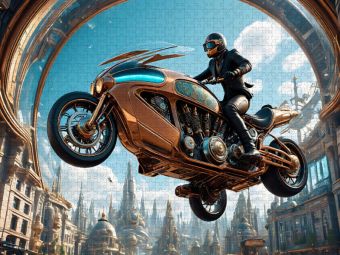 Produktbild: CALVENDO Puzzle Flug-Quad in Schwebeposition | 1000 Teile Lege-Gr&ouml;&szlig;e 64x48cm Foto-Puzzle f&uuml;r gl&uuml;ckliche Stunden