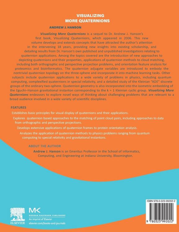 Produktbild: Hanson, A: Visualizing More Quaternions