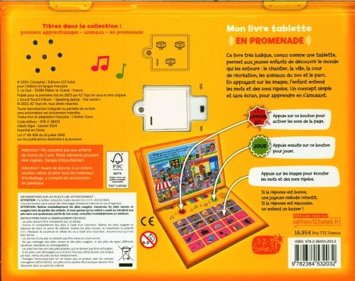 Produktbild: Mon livre tablette : en promenade