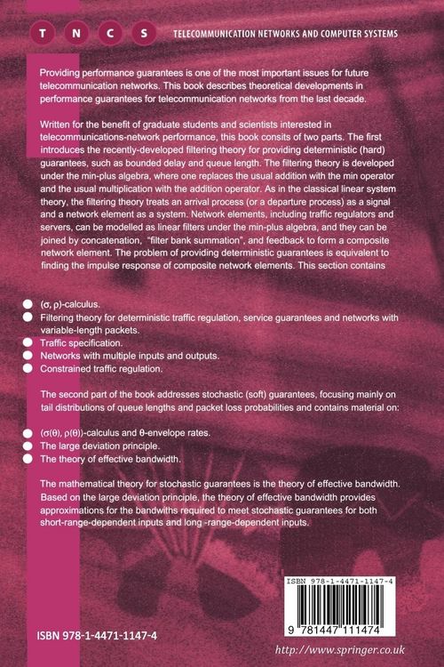 Produktbild: Performance Guarantees in Communication Networks