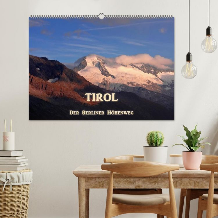 Produktbild: TIROL - Der Berliner H&ouml;henweg (Wandkalender 2026 DIN A2 quer), CALVENDO Monatskalender
