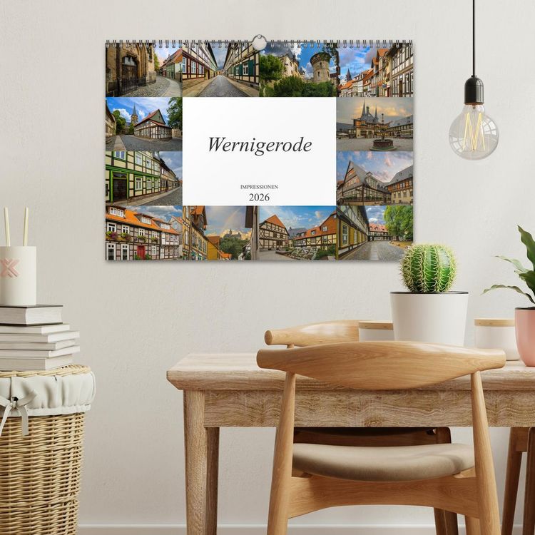Produktbild: Wernigerode Impressionen (Wandkalender 2026 DIN A3 quer), CALVENDO Monatskalender