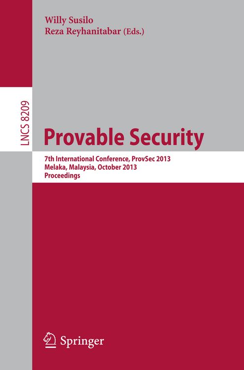 Produktbild: Provable Security