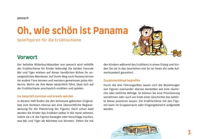 Produktbild: Oh, wie sch&ouml;n ist Panama. Erz&auml;hlschienen-Figurenset