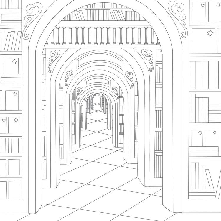 Produktbild: Cozy Bookshops Colouring Bk Pb