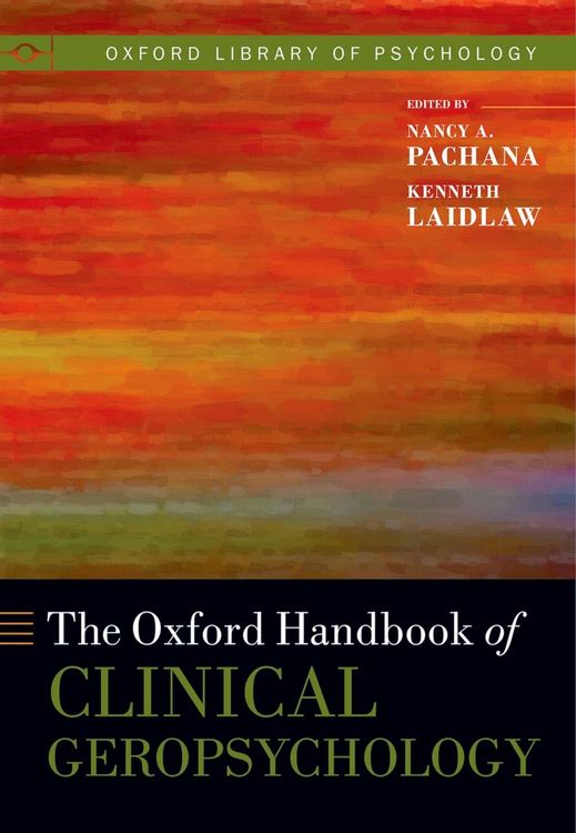 Produktbild: The Oxford Handbook of Clinical Geropsychology