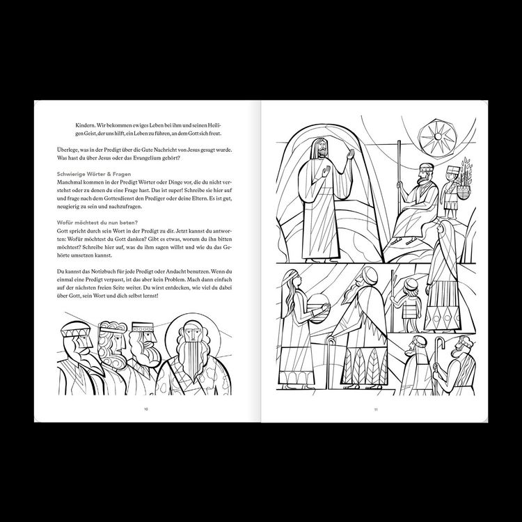 Produktbild: Predigt-Notizbuch f&uuml;r Kinder