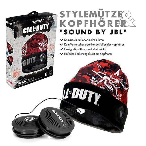 Produktbild: Style Dock Beanie Set Cod Franchise - Camo Red