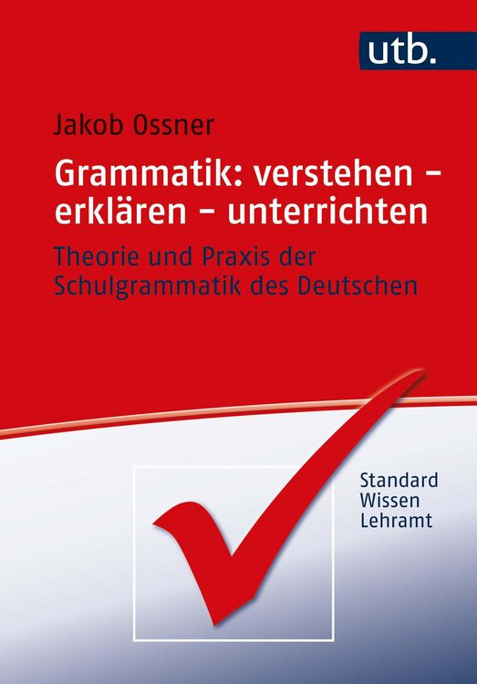 Produktbild: Grammatik: verstehen - erkl&auml;ren - unterrichten