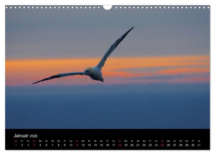 Produktbild: Abend in Helgoland (Wandkalender 2026 DIN A3 quer), CALVENDO Monatskalender