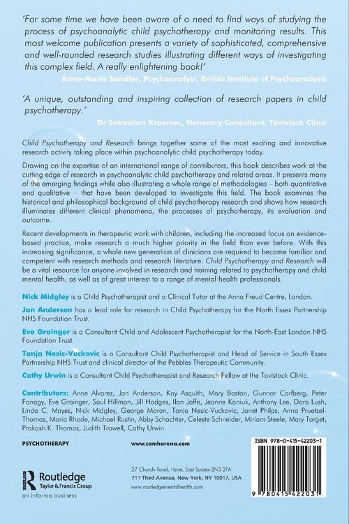Produktbild: Child Psychotherapy and Research