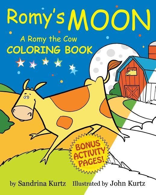 Produktbild: Romy's Moon Coloring Book: A Romy the Cow Coloring Book