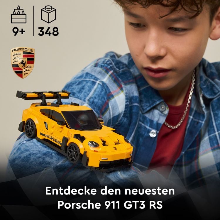 Produktbild: LEGO Speed Champions Porsche 911 GT3 RS Supersportwagen 77239, Spielzeug