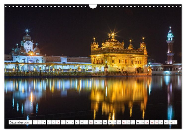 Produktbild: Faszination Indien (Wandkalender 2026 DIN A3 quer), CALVENDO Monatskalender