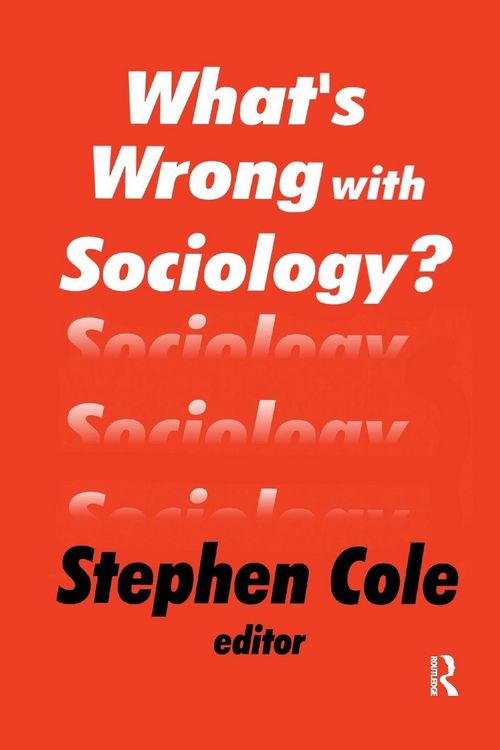 Produktbild: What's Wrong with Sociology?